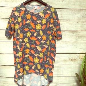 LuLaRoe Irma Floral Vines Fall Casual Comfy XXS